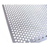 加工定制不锈钢圆孔板 5孔3距多孔板
