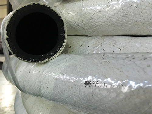 高温120度石棉胶管总成DN64壁厚8mm阻燃电炉胶管