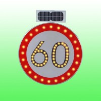 公路速度限速标志 太阳能限速标志牌led交通标志齐全