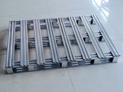 物流运输钢制金属叉车托盘仓库货物铁卡板重型仓储防潮铁托盘图2