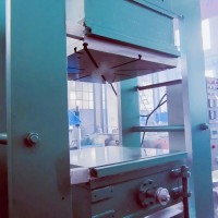 热板带T型模具固定槽的平板硫化机